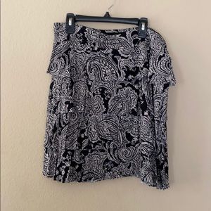INC Paisley Skirt size L